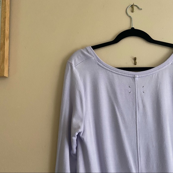 Lou & grey• lavender pastel purple long sleeve soft top - Picture 6 of 8